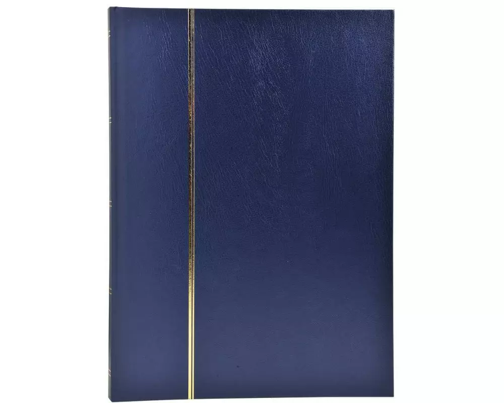 Exacompta Sammelalbum Briefmarken, 22.5 x 30.5 cm, 48 Seiten, Blau