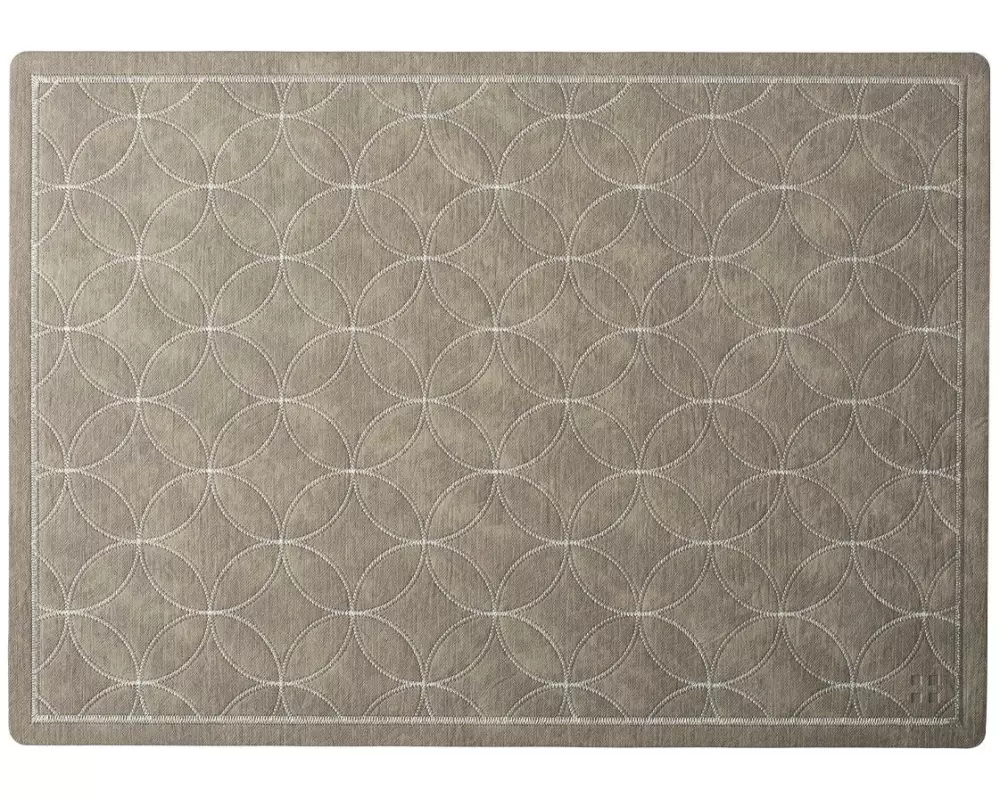Lunasol Tischset Elements Ambiente Stitch PVC, Taupe 45 x 32 cm
