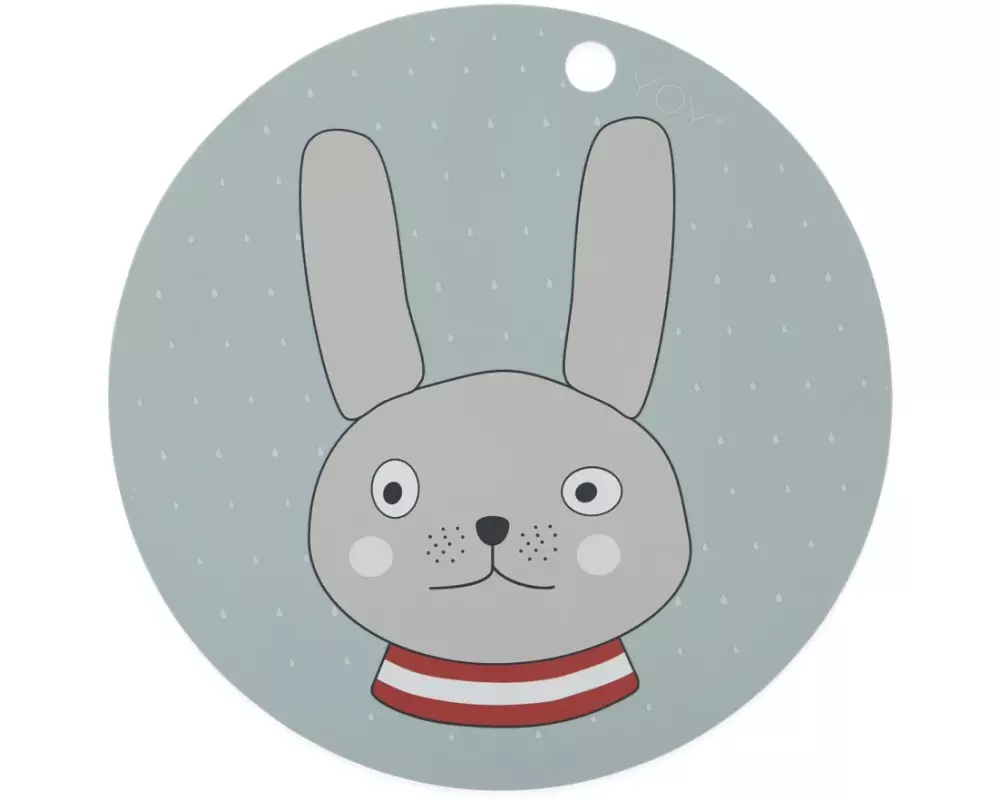 OYOY Kindertischset Hase Ø 39 cm