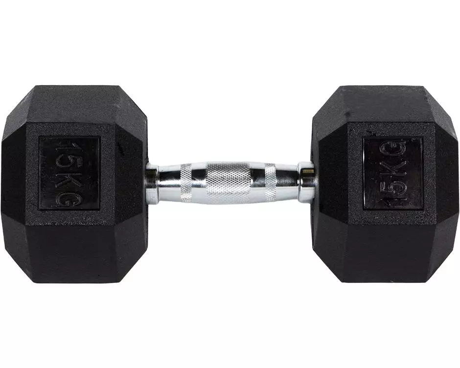 Fitcom Hex Dumbbell 15 kg