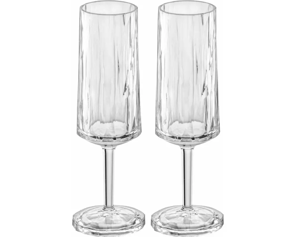 Koziol Sektglas Superglas Club No. 14, 100 ml, 2 Stück