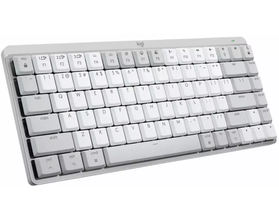 LOGITECH MX, Mechanical Mini, for Mac, Minimalist, Wireless, Illuminated Keyboard, - PALE GREY - (PAN) - EMEA