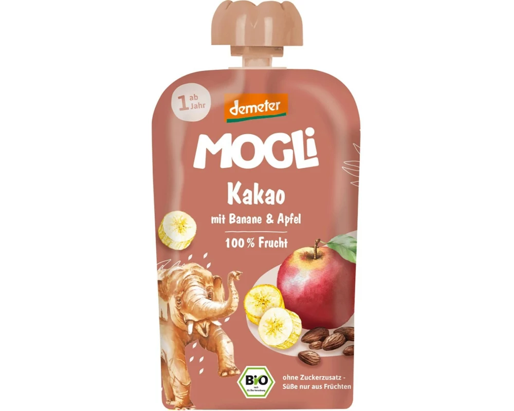 Mogli Quetschbeutel Kakao mit Banane und Apfel 100 g