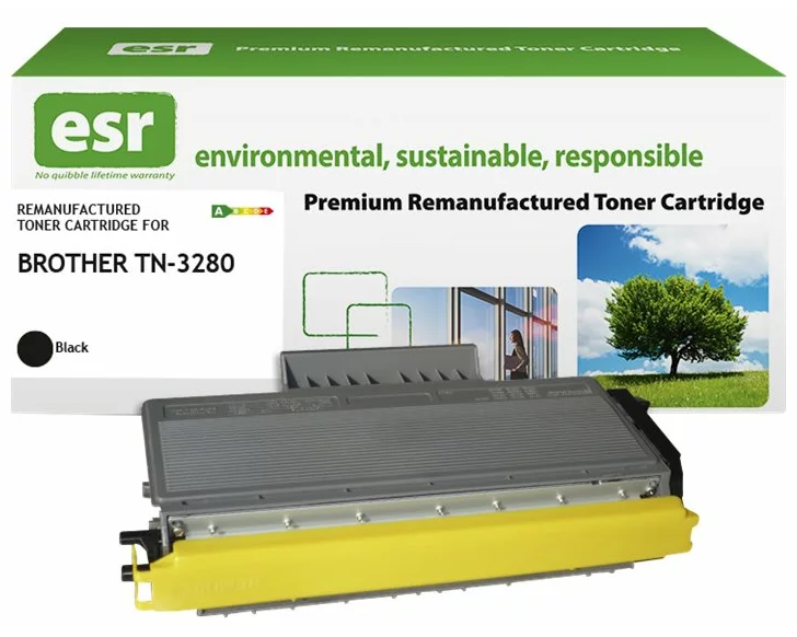 ESR Toner cartridge compatible with Brother TN-3280BK black remanufactured 8.000 pages