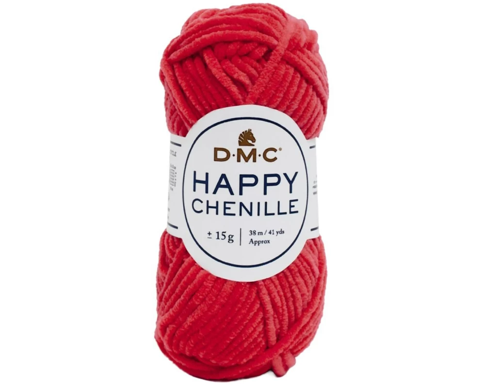 DMC Wolle Happy Chenille Rot, 38 m