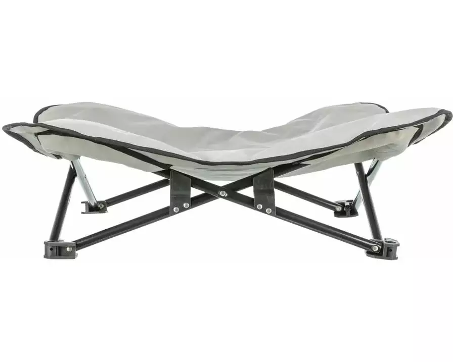 Trixie Camping-Bett, bis 35 kg, 88 x 32 cm, Beige / Schwarz