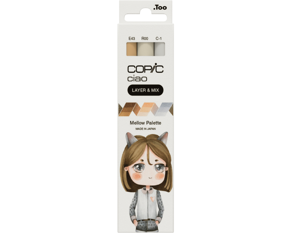 COPIC Marker Ciao 220750312 Mellow Palette 3 Stück