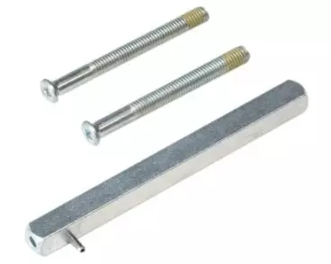 2N Fortis Handgriff Spindel mit Schrauben Satz 8mm, 39 - 47mm