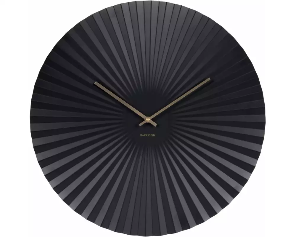 KARLSSON Wanduhr Sensu XL 50 cm, Schwarz