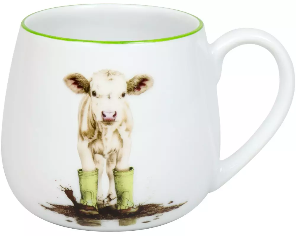 Könitz Universaltasse Tapsiges Kälbchen 400 ml, Weiss