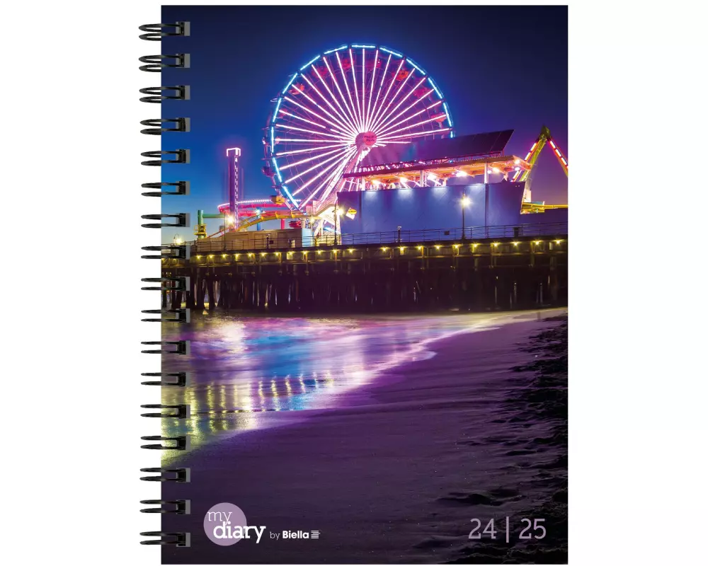 Biella Schüleragenda Mydiary Beach 24/25 FSC, 3½T/1S, 12 x 16.5 cm