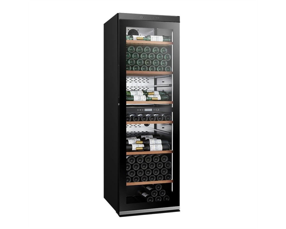 Climadiff Weinkühlschrank MILLESIME240DB, Freistehend, 2 Zonen, 237 Flaschen