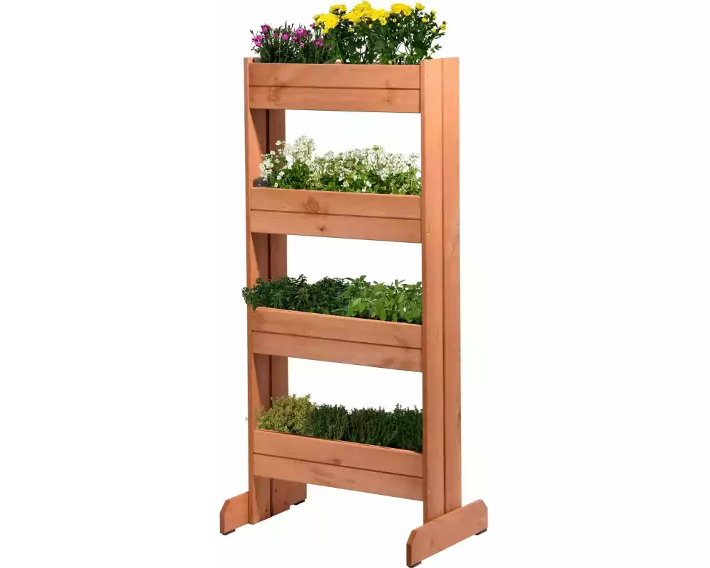 dobar Vertikalbeet mit 4 Pflanzkästen