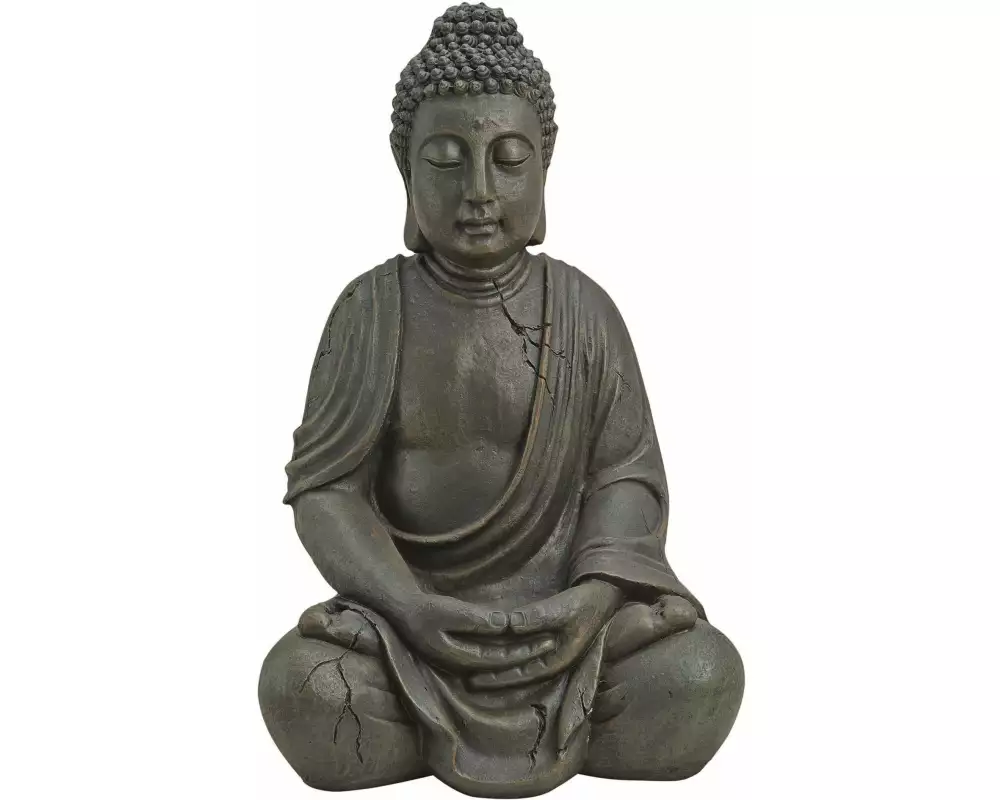 G. Wurm Dekofigur Buddha sitzend