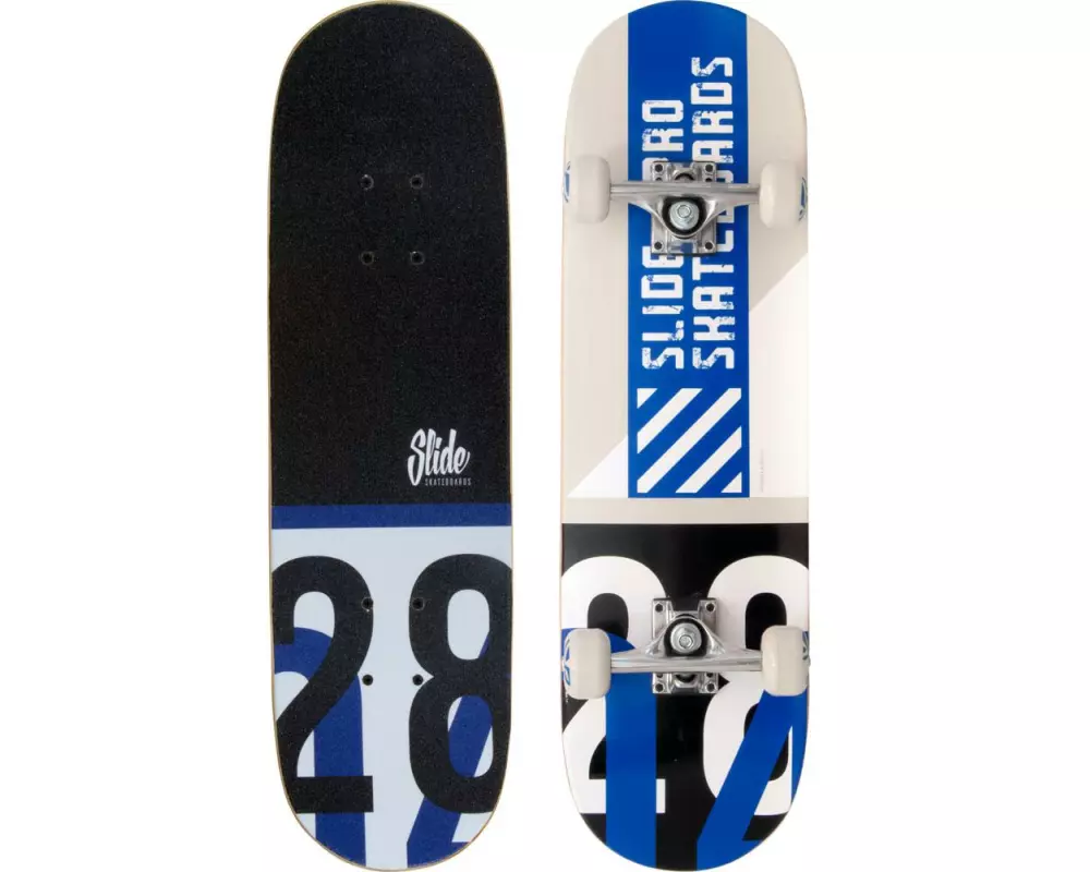 Slide Skateboard Blue Street 28"
