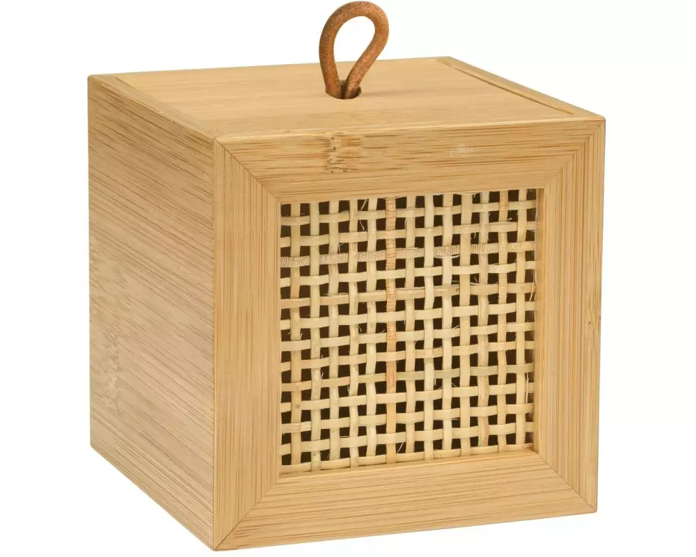 Wenko Aufbewahrungsbox Allegre S mit Deckel, Hellbraun