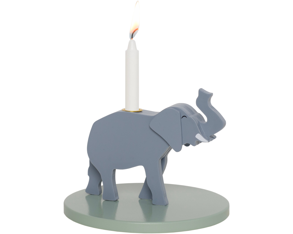 JABADABADO Geburtstagsdekoration 15x15cm T299 Elefant