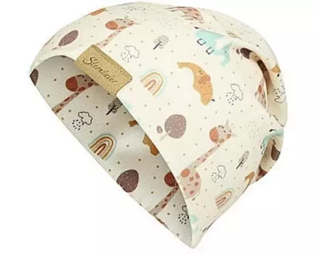 Sterntaler Mütze Beanie Giraffen Natur Gr. 49
