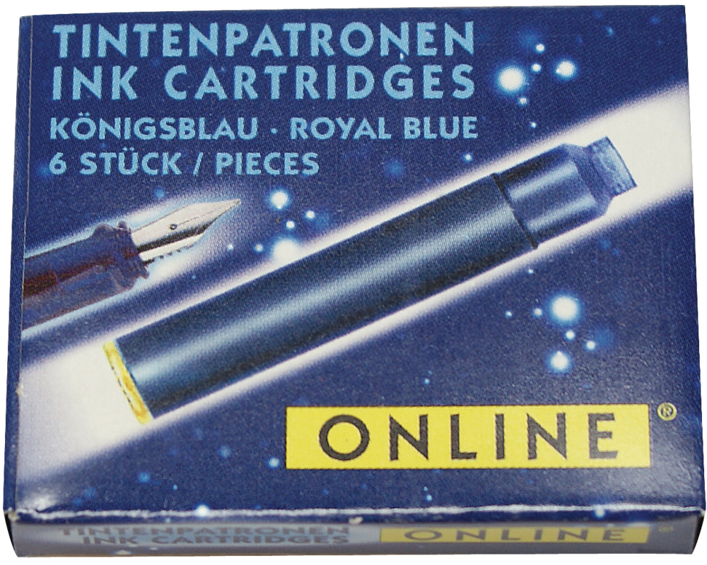 ONLINE Tintenpatronen Standard 17012/48 Königsblau 6 Stück