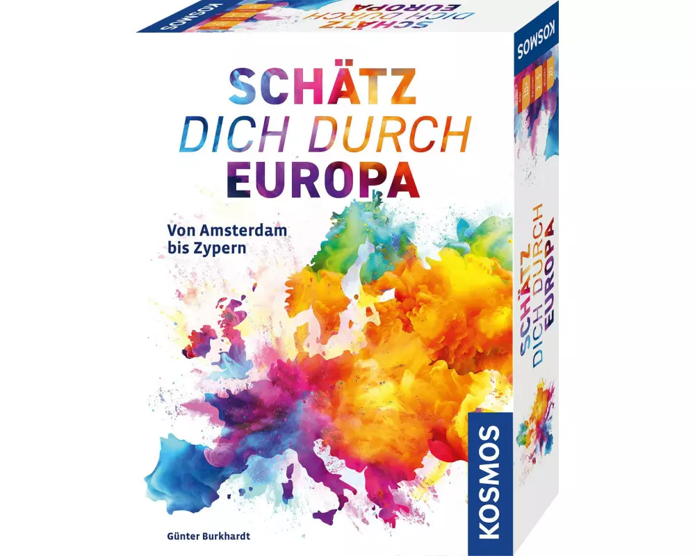 Kosmos Kinderspiel Schätz dich durch Europa Mehrfarbig