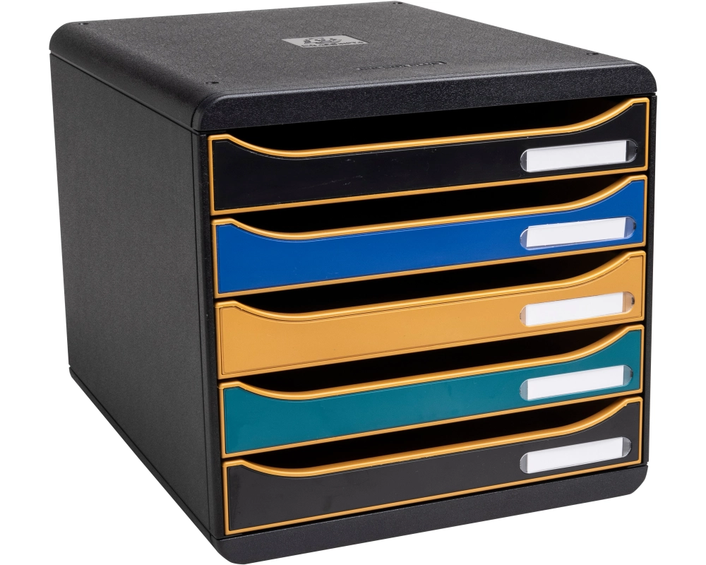 EXACOMPTA Schubladenbox NEO DECO A4+ 309505D Big Box, 5 Schubladen