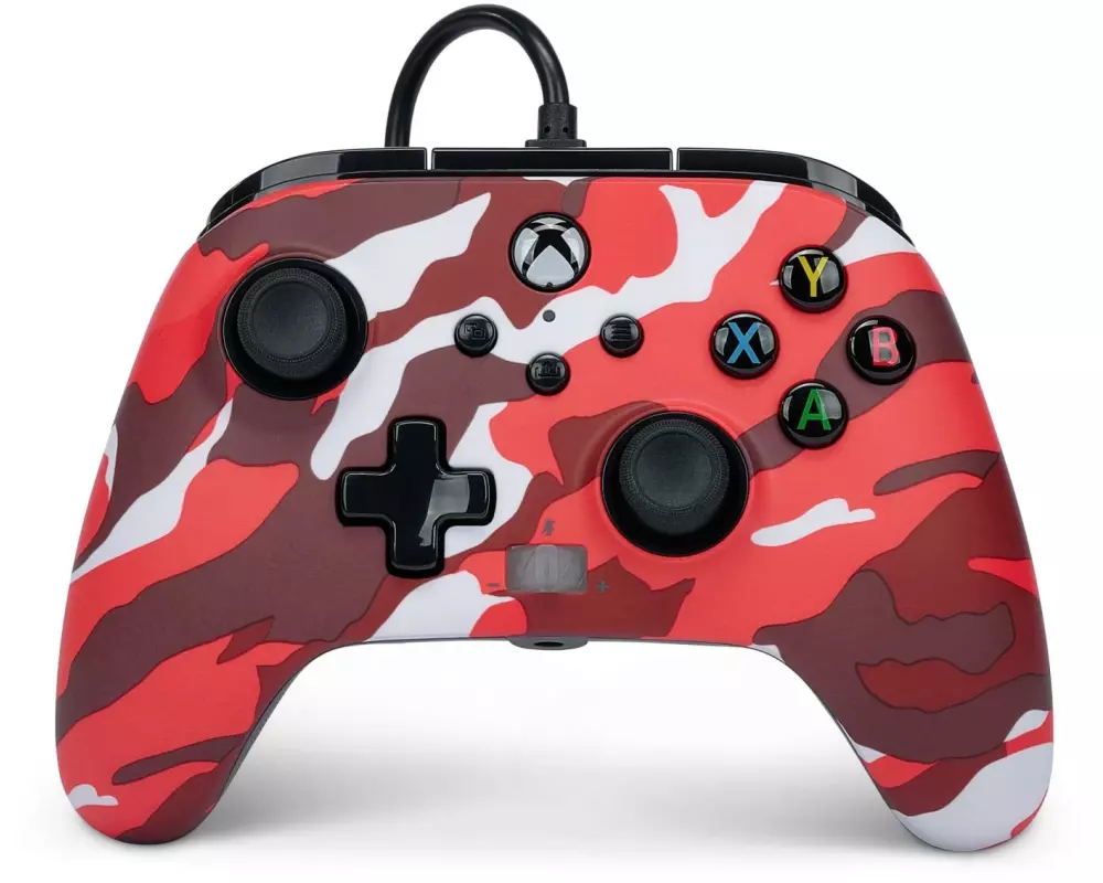 Power A Enhanced Wired Controller Red Camo