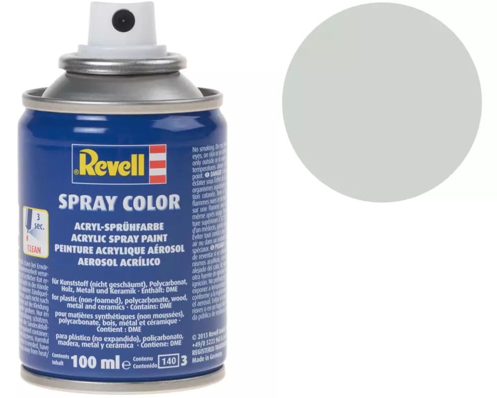 Revell Acrylspray 100 ml Grau Seidenmatt