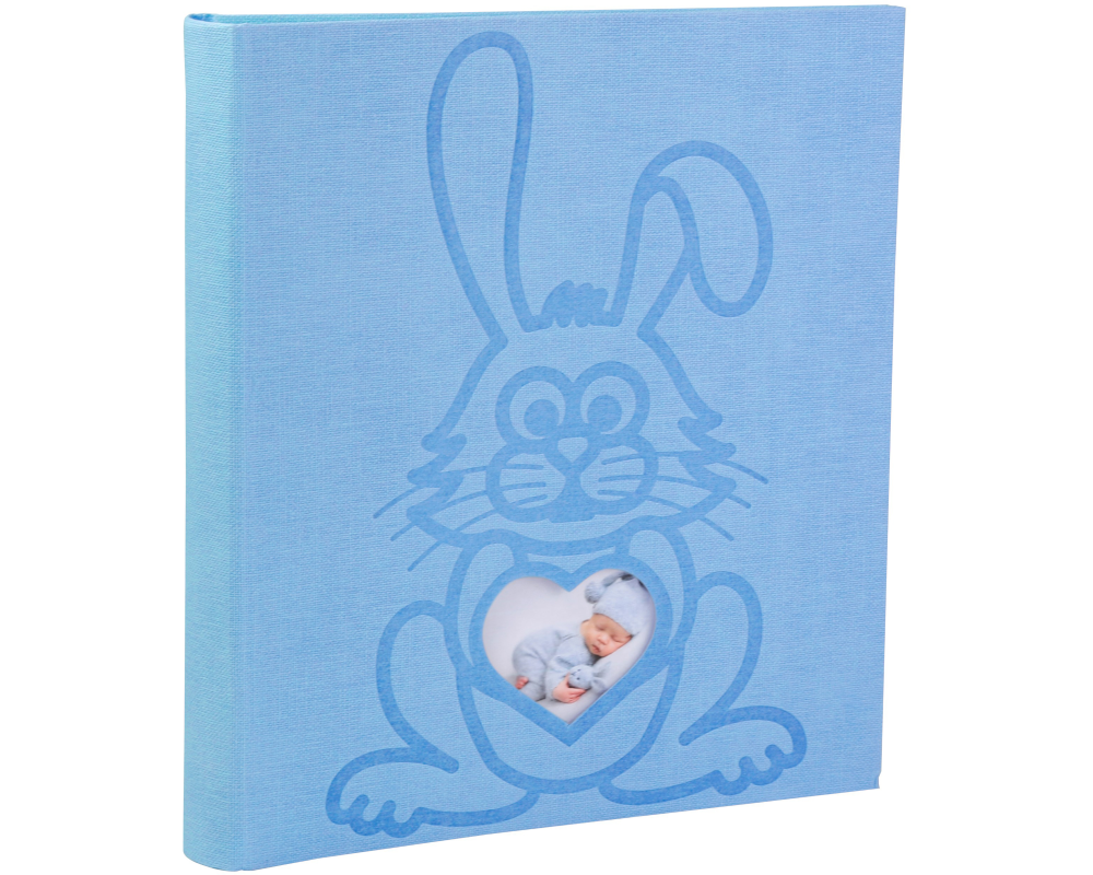 EXACOMPTA Fotoalbum Teddy 29x32cm 16563E blau 60 Seiten