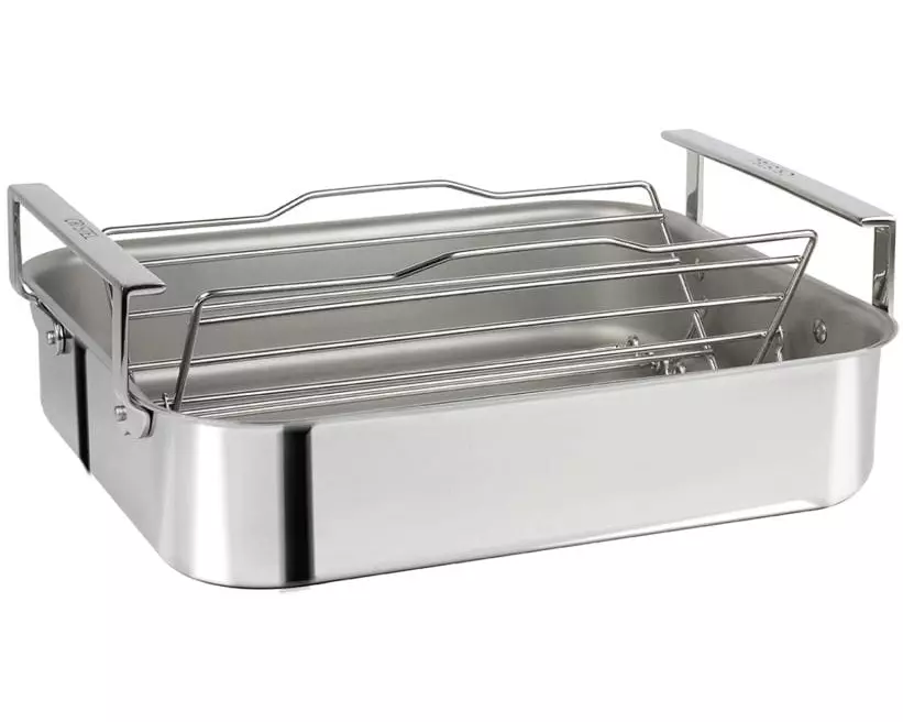 Cristel Auflaufform Roaster Silber