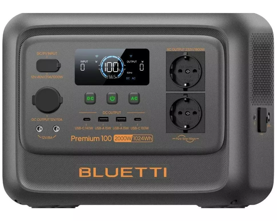 BLUETTI Power Station Premium 100 V2 1024 Wh