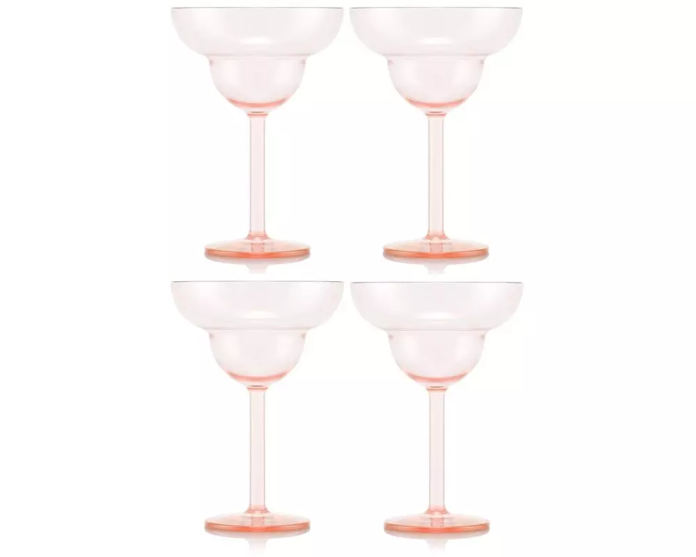 Bodum Outdoor-Martiniglas Oktett 250 ml, Rosa, 4 Stück