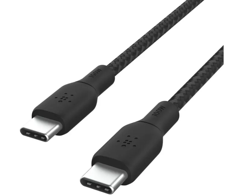 Belkin USB-Kabel Boost Charge 100 W USB C - USB C 2 m Schwarz