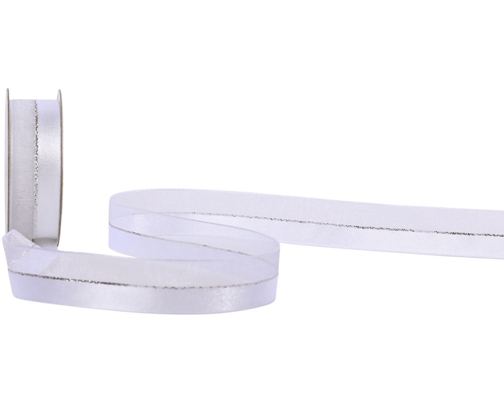 SPYK Band Cubino Elégance 1458.1654 16mmx3m Weiss-Silber