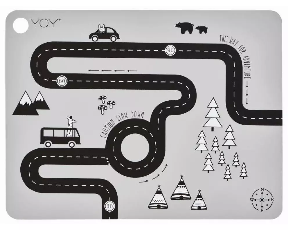 OYOY Kindertischset Adventure 45 x 34 cm