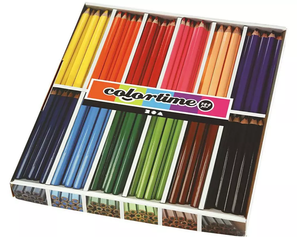 Creativ Company Farbstifte Colortime Grosspackung 12 x 12 Stück