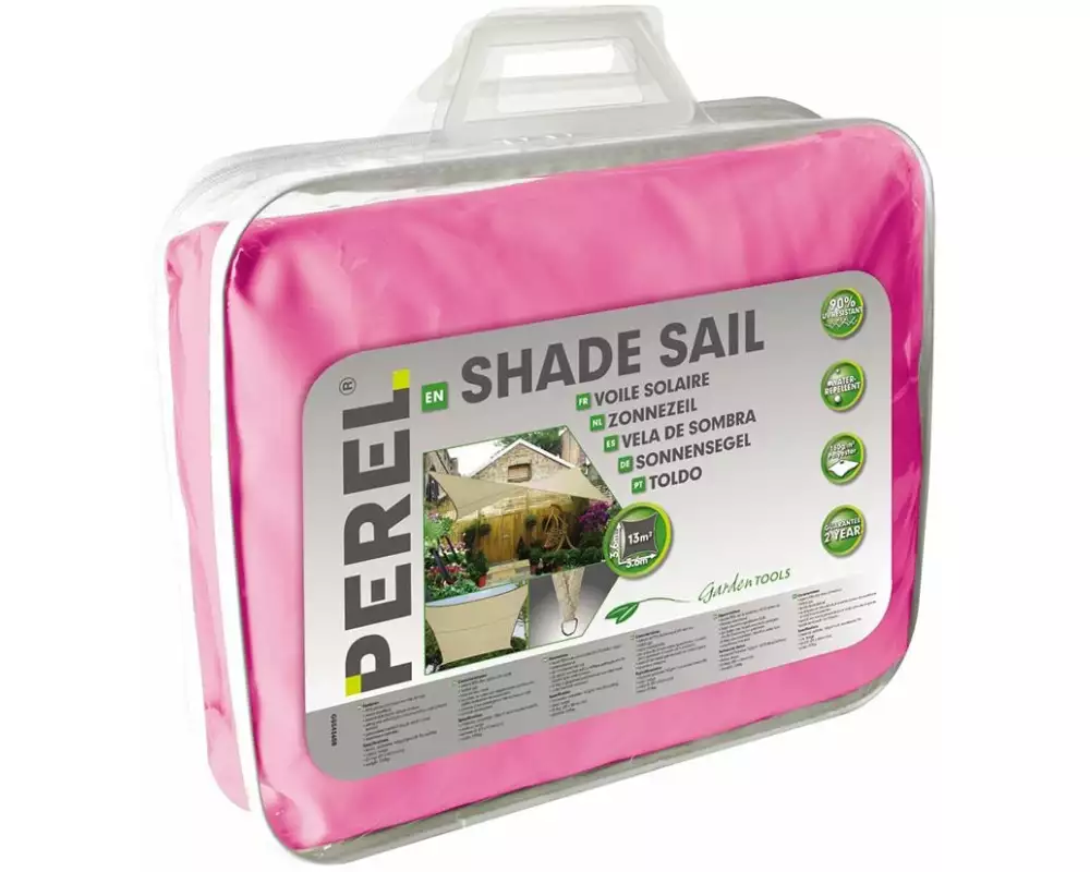 Perel Sonnensegel 360 cm, Quadratisch