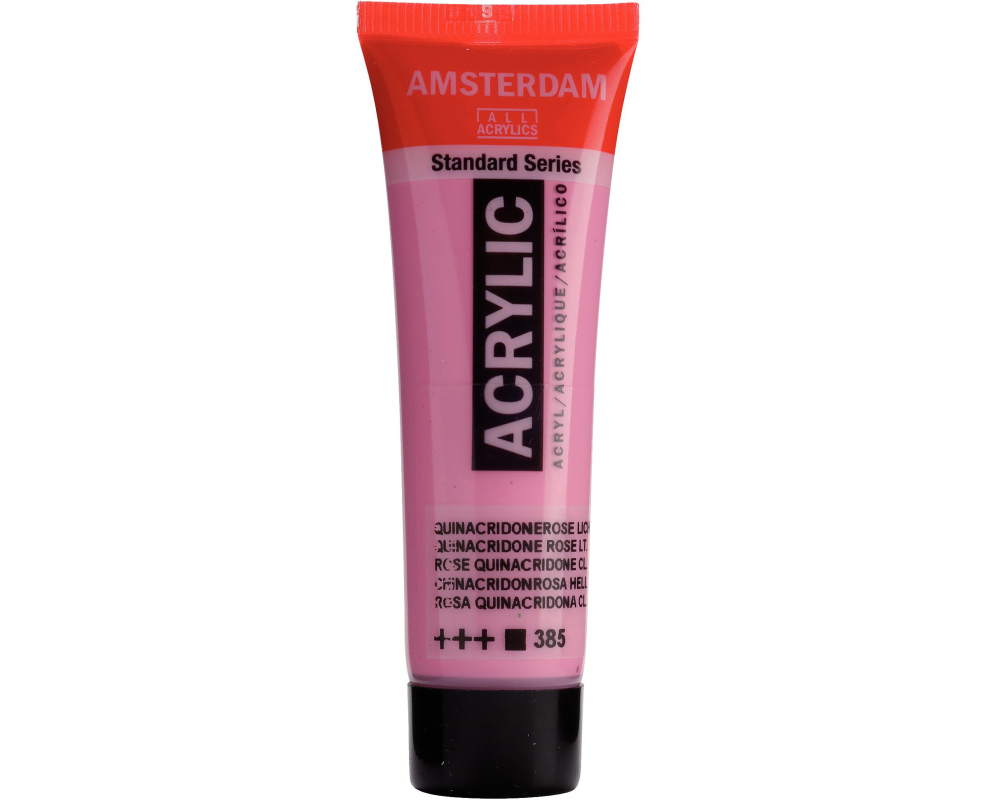 AMSTERDAM Acrylfarbe 20ml 17043850 Chinacridonrosa Hell 385
