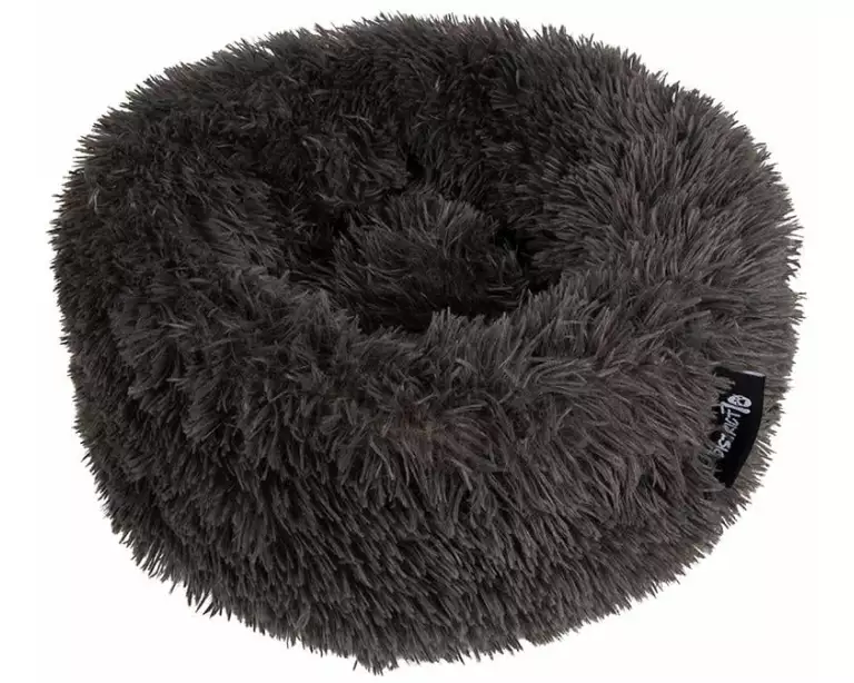 District 70 Hunde-Bett Fuzz, Dunkelgrau, S