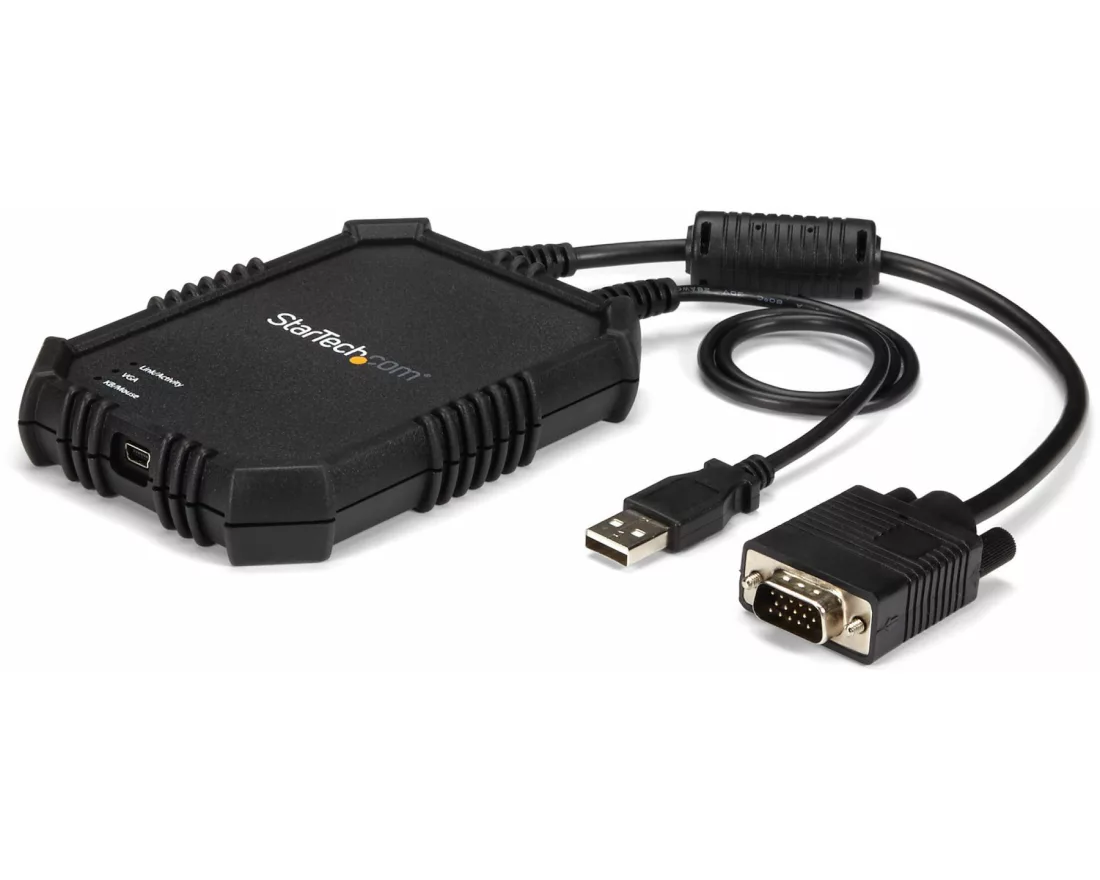 StarTech.com NOTECONS02X Tastatur/Video/Maus (KVM) Switch Schwarz