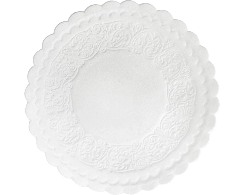 Duni Glasuntersetzer rund 9 cm, 500 Stück, Weiss