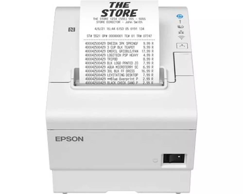 Epson Thermodrucker TM-T88VII (LAN / USB / Serial / White)