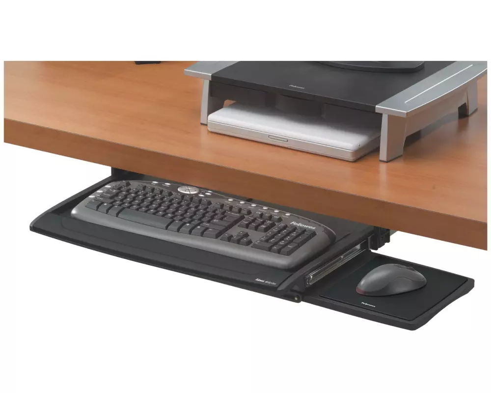 Fellowes Tastaturschublade Office Suites Deluxe Anthrazit