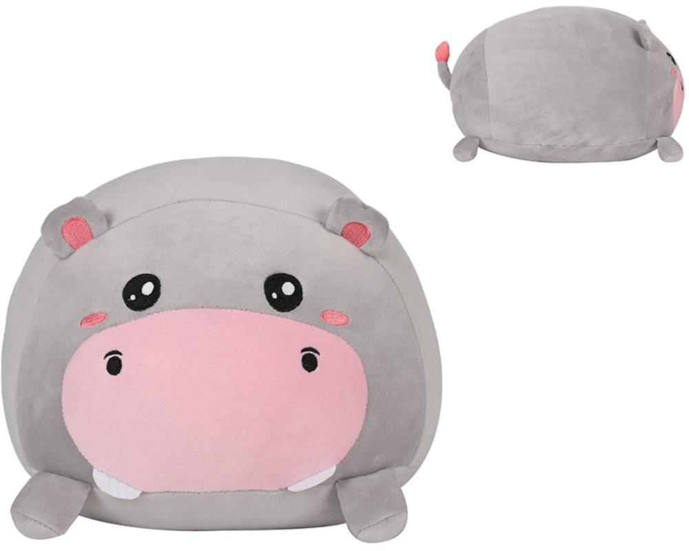 I-TOTAL Kissen 33x28cm XL2208X Hippo