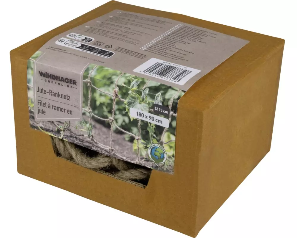 Windhager Jute Ranknetz 180 x 90 cm