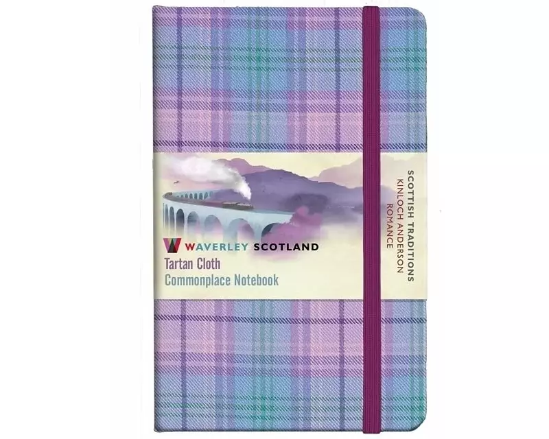 Waverley S.T. (M): Romance Pocket Genuine Tartan Cloth Commonplace Notebook