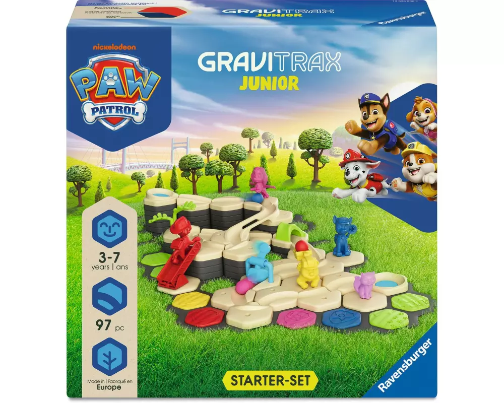 Ravensburger Kugelbahn GraviTrax Junior Paw Patrol – Starter-Set L