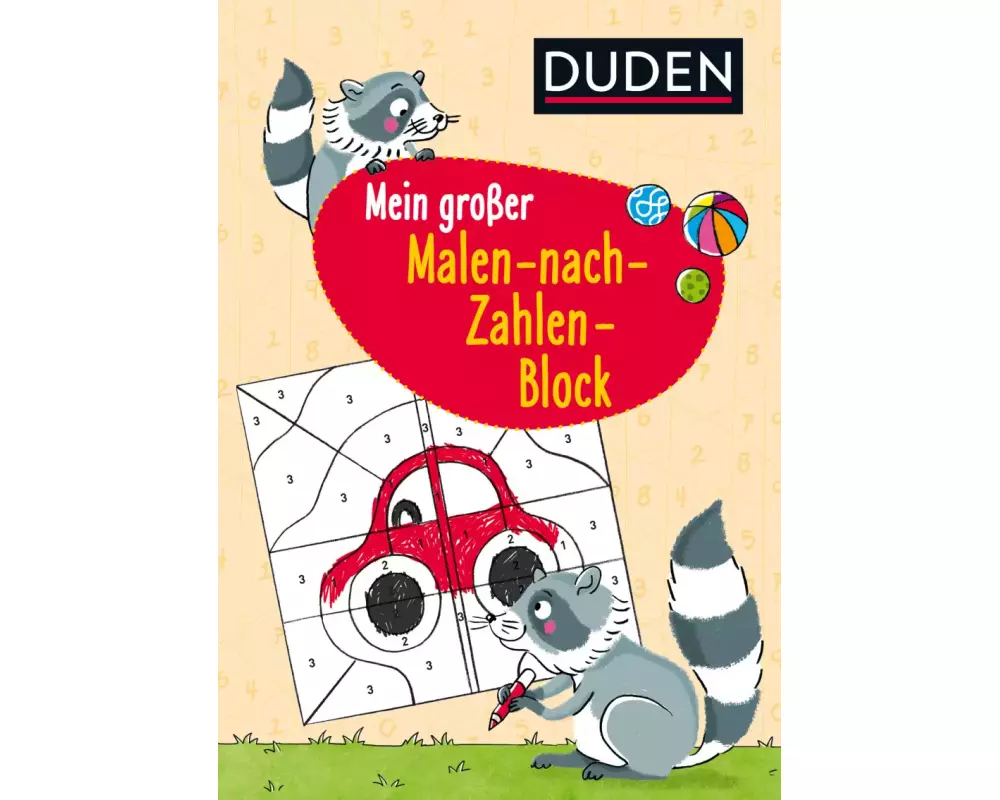 Duden: Mein großer Malen-nach-Zahlen-Block