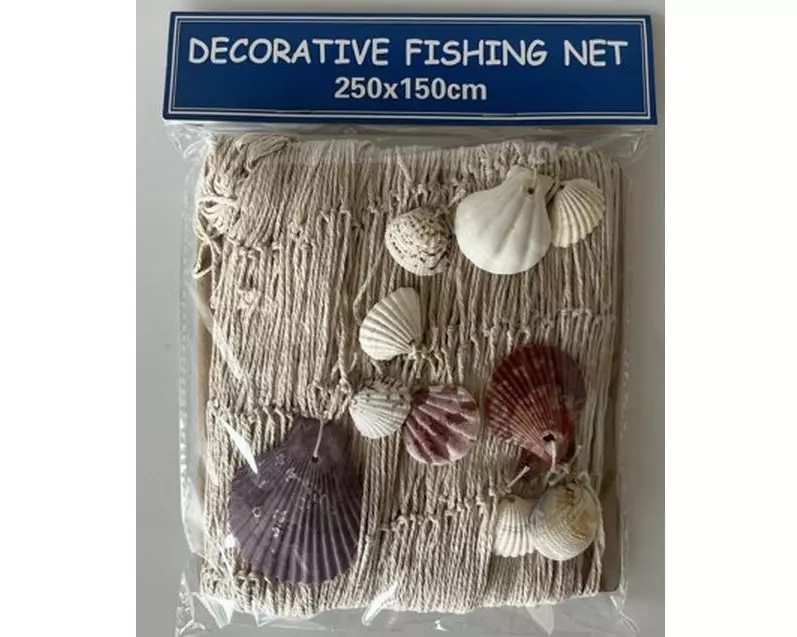 Dameco Aufhänger Fischernetz Naturfarben