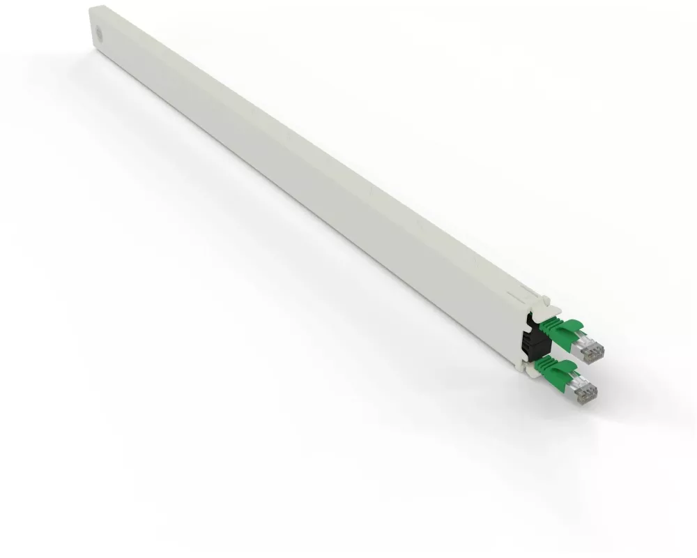 Patchbox patchbox.one / Cassette / 30RU / Cat 6A, STP, 1.8 m, Grün