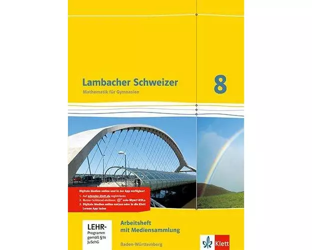 Lambacher Schweizer. 8. Schuljahr. Arbeitsheft mit Lösungsheft und Lernsoftware. Baden-Württemberg